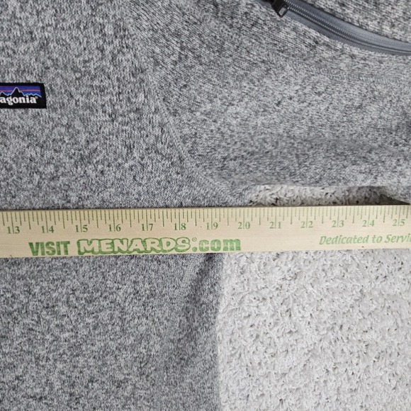 Patagonia Better Sweater 1/4 Zip Pullover Fleece Women's Large Gray 25618 - Picture 4 of 15